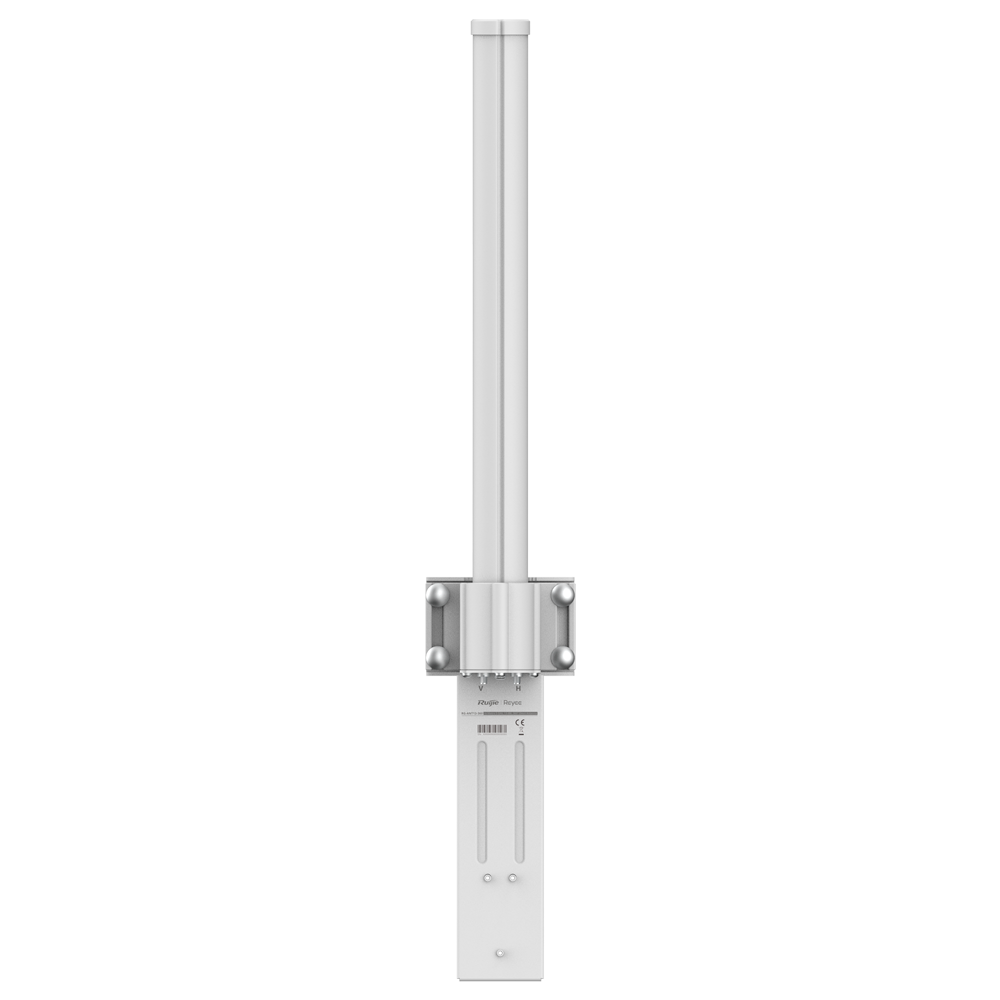 (RG-ANT13-360) Reyee - Fréquence 5.15 GHz 5.85 GHz - Antenne passive compatible avec RG-AirMetro550G-B - Distance de fonctionnement jusqu'à 2 km - IP55, apte pour extérieurs - Connecteurs 2x SMA mâles