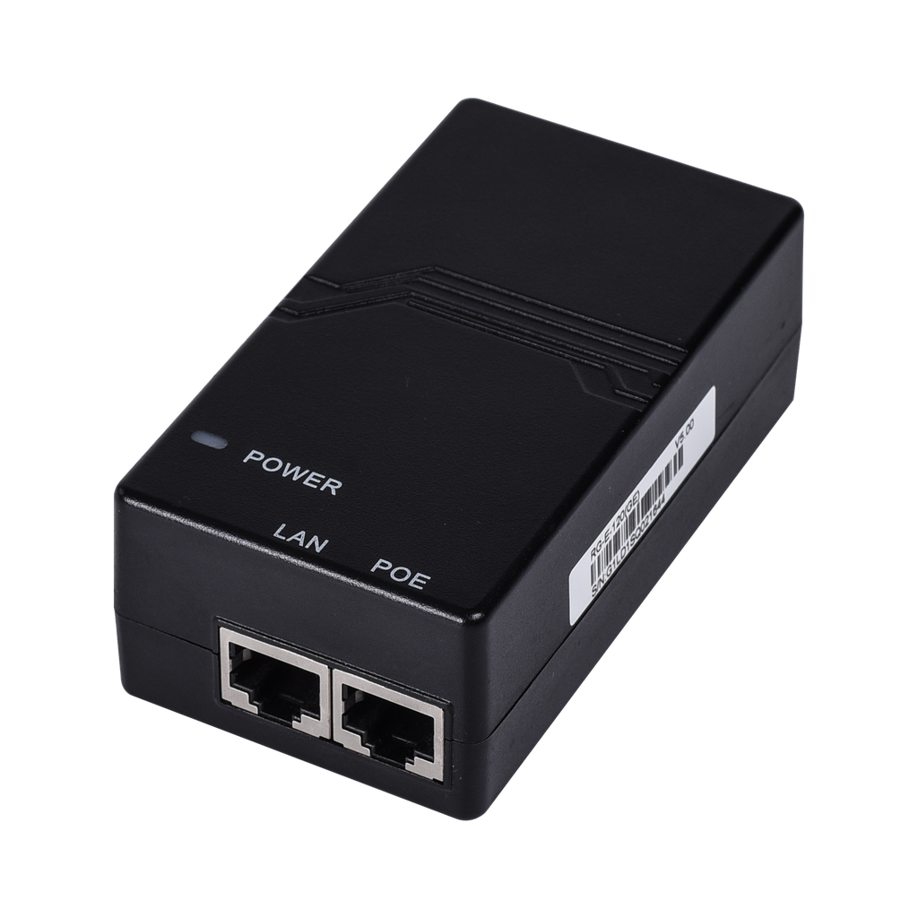 (RG-E-120GE) Ruijie - Injecteur PoE IEEE802.3af - Ports RJ45 10/100/1000 Mbps - Puissance 15.4 W - Distance maximale 100 m - Design compact