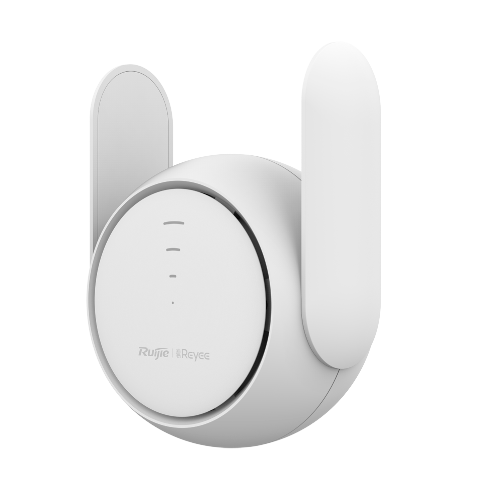(RG-EW1200R) Reyee Wi-Fi Extender Mesh - 1 Port RJ45 10/100Mbps - Wi-Fi 5 2x2 et bi-bande 2.4 et 5GHz - Gestion à distance via le cloud - Contrôle parental, réseau invité, Roaming - Petit bureau / Bureau à domicile