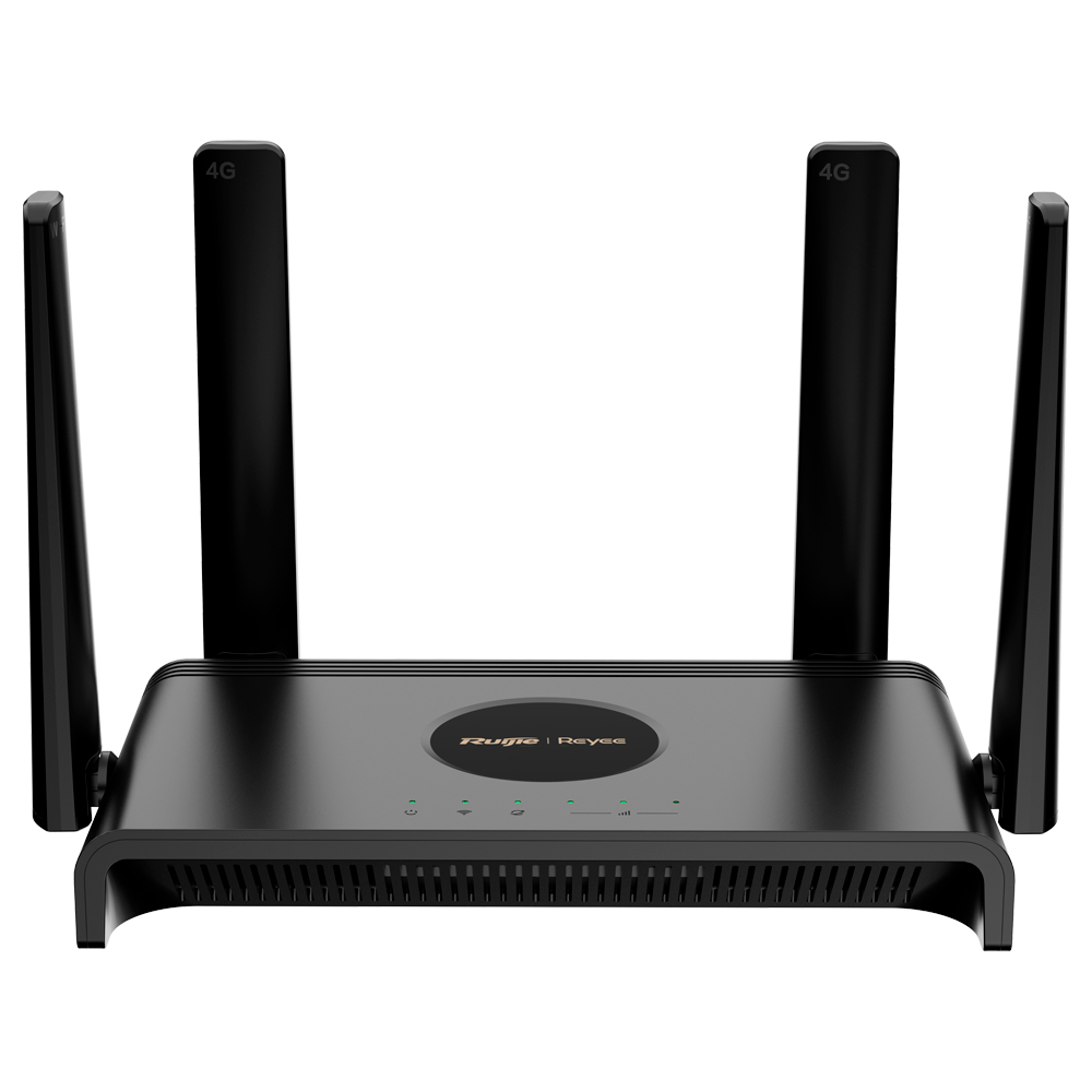 [RG-EW300T] (RG-EW300T) Routeur Reyee 4G SOHO - 4 ports Ethernet RJ45 Fast Ethernet - 4G (LTE) Cat 4 jusqu'à 150Mbps - Emplacement pour carte Micro-SIM - Wi-Fi 802.11b/g/n 2.4GHz - Plug and Play