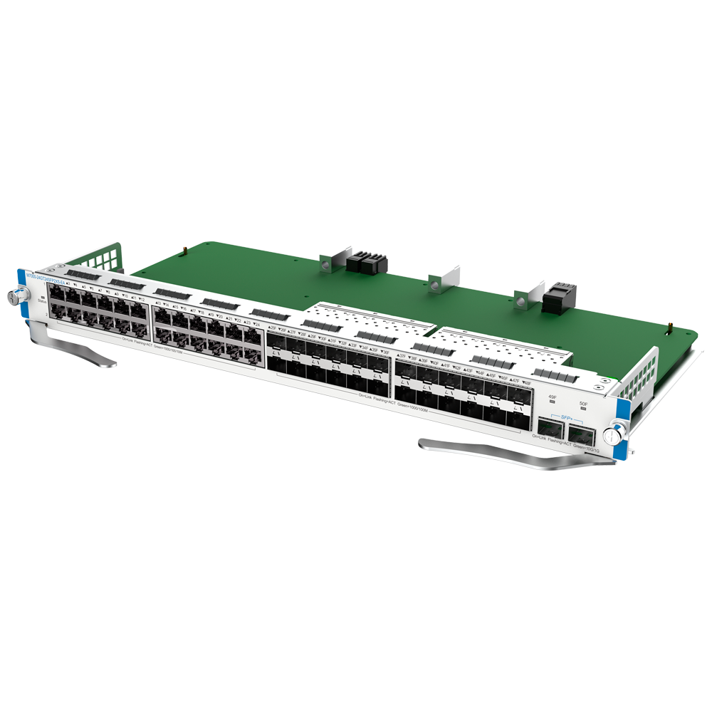 (RG-M7000-24GT24SFP2XS-EA) Reyee - Carte d'interface pour switch modulaire - Compatible avec RG-NBS7003 et RG-NBS7006 - 24 GE RJ45 + 24 SFP Gigabit + 2 SFP+ 10Gbps - Taille 1 Slot